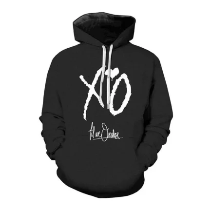 Graphic Rapper The Weeknd 3D Print Hoodie