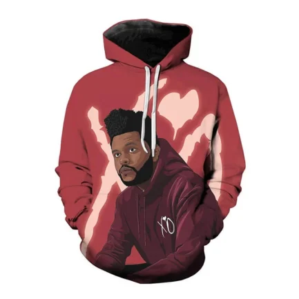 Rapper The Weeknd 3D Print Hoodie