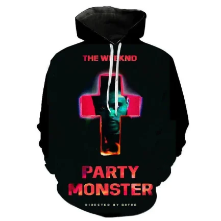 Singer The Weeknd Printed 3D New Hoodie