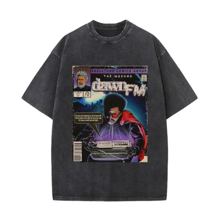 The Weeknd Dawn FM Skelltons Comics Group T-Shirt