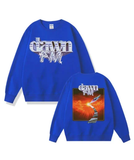 The Weeknd Dawn Fm Double Sided Sweatshirt