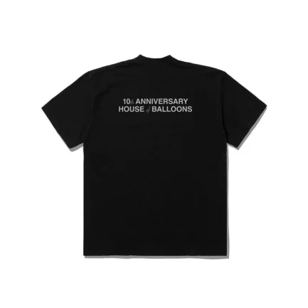 Daniel Arsham x The Weeknd House Of Balloons Eroded Cover T-shirt Black